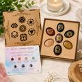 Sonnengeist Premium Chakra Stones Cabochons Set with 7 Chakra Bracelet